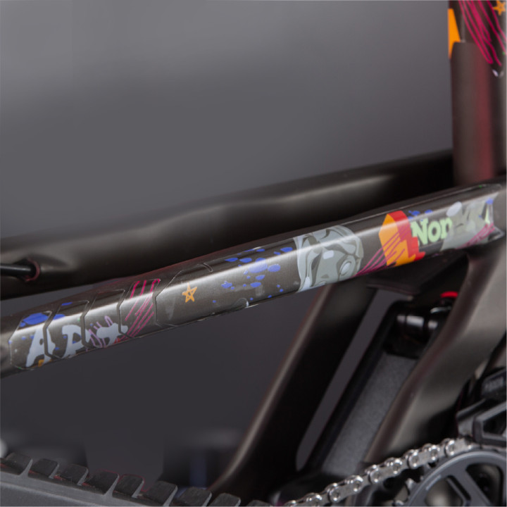 Kit de protection prédécoupé pour cadre vélo : 19 pièces