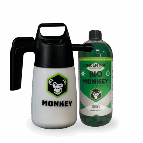 monkey super foam + 5l monkey shampoo bio